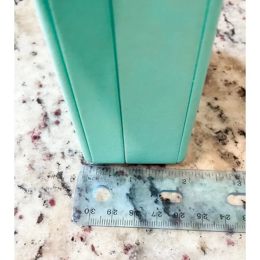 Tiffany & Co. Blue Leather Necklace & Earrings Holder Case Display Box
